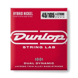 Dunlop Hybrid Bass Nickel (45-105) - struny do gitary basowej