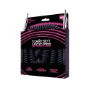 Ernie Ball EB6044 - kabel instrumentalny spiralny 9m czarny