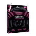 Ernie Ball EB6044 - kabel instrumentalny spiralny 9m czarny