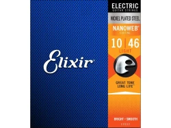 Elixir Nanoweb (10-46) - struny do gitary elektrycznej