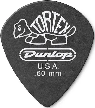 Dunlop Tortex 0.60 Czarne - kostka gitarowa