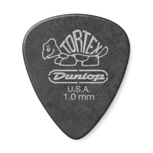 Dunlop Tortex 1.0 Czarne - kostka gitarowa