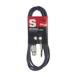 Stagg SMC3XP - kabel mikrofonowy Jack-XLR 3m
