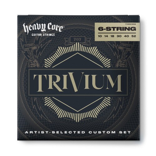 Drunlop TVMN1052 Trivium - struny do gitary elektrycznej (10-52)