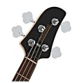 Ibanez TMB100-WNF Talman Walnut Flat - gitara basowa