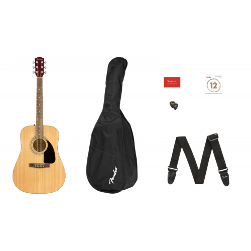 Fender FA-115 NAT V2 - gitara akustyczna + AKCESORIA