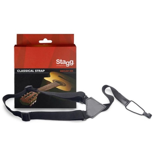 Stagg SNCL001-BK - krawat do gitary klasycznej
