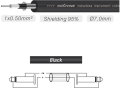 Roxtone MGJJ110L3 - kabel instrumentalny - jack - jack 3m