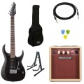 Cort X100 OPBK - gitara elektryczna + AKCESORIA