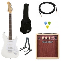 Washburn WS300H WH - gitara elektryczna + AKCESORIA