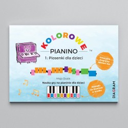 Kolorowe Pianino 1 - Piosenki Dla Dzieci - Maja Dusik - książka