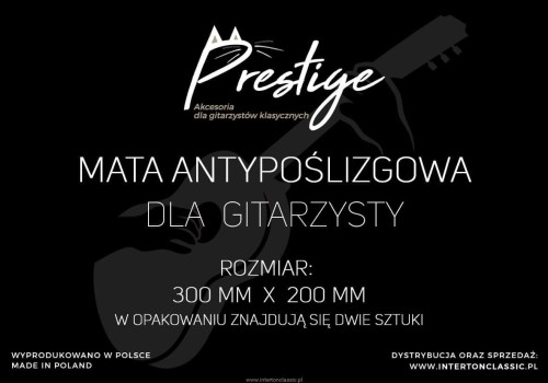 Prestiż - mata antypoślizgowa na kolano gitarzysty