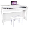 V-Tone ŁAWA 1 WH - ława do pianina - biała