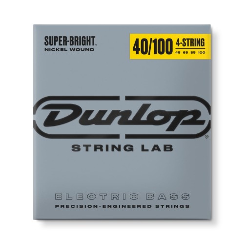 Dunlop DBSBN40100 Super Bright - struny do gitary basowej (40-100)