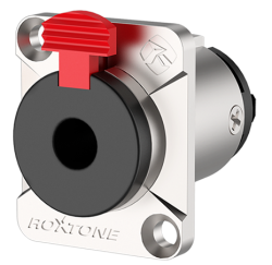 Roxtone RJ3FD-NT - gniazdo panelowe typu Jack Stereo 6.3mm