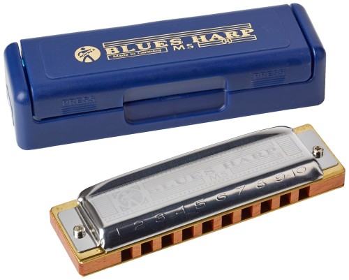 Hohner Blues Harp E - harmonijka ustna + ETUI