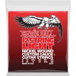 Ernie Ball EB2233 - struny do gitary elektrycznej 12 strunowej