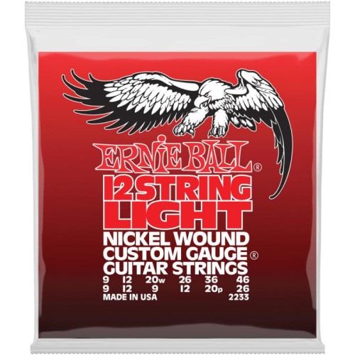 Ernie Ball EB2233 - struny do gitary elektrycznej 12 strunowej