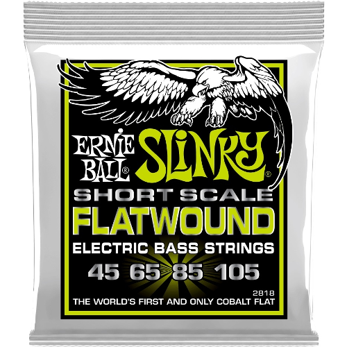 Ernie Ball EB2818 - struny do gitary basowej FLATy