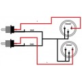 Reds Music AU5430 - kabel 2xXLR - 2xRCA 3m