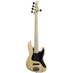 Arrow Louisiana 5 Bass Natural Maple/Black - gitara basowa