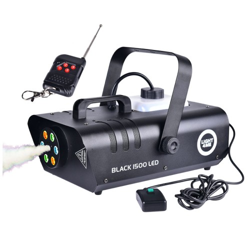 LIGHT4ME BLACK 1500 LED - wytwornica dymu mgły