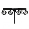 LIGHT4ME Belka LED COB PAR 4x30W  + statyw + pokrowiec - ZESTAW OŚWIETLENIA