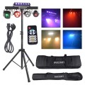 LIGHT4ME BELKA LASER STROBOSKOP LED PAR DERBY UV I - Zestaw oświetlenia