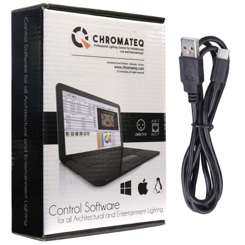 CHROMATEQ CLUB 1024 sterownik DMX + oprogramowanie