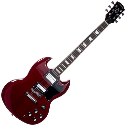 Arrow Twincut SG22 Cherry Pie Rosewood/Black - gitara elektryczna