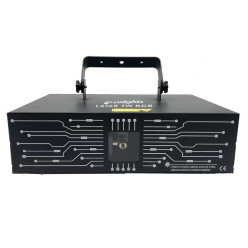 EVOLIGHTS LASER 3W RGB profesjonalne estradowe oświetlenie