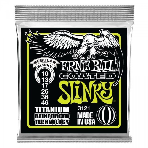 Ernie Ball EB3121 (10-46) - powlekane struny do gitary elektrycznej