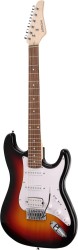 Arrow Tonecaster ST211 Tobacco Burst Rosewood/White - gitara elektryczna