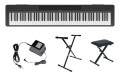 Yamaha P-145 B BT - pianino cyfrowe + STATYW + ŁAWA