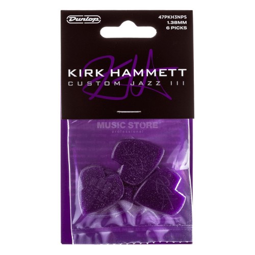 Dunlop 47PKH3NPS Kirk Hammett Purple - zestaw kostek