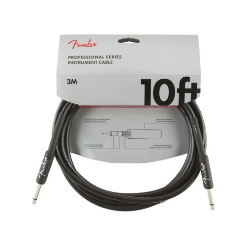 Fender Professional BK 10FT - kabel instrumentalny 3 m