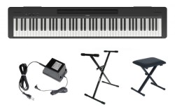 Yamaha P-145 B - pianino cyfrowe + STATYW + ŁAWA