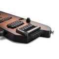 Donner Hush-X Sunburst - gitara elektryczna + AKCESORIA