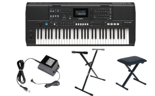 Yamaha PSR-E483 - keyboard + STATYW + ŁAWA