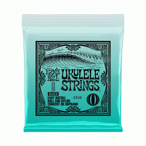 Ernie Ball EB2326 - struny do ukulele - czarne