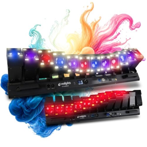 EVOLIGHTS 12 CANNON multiefekt oświetleniowy oświe