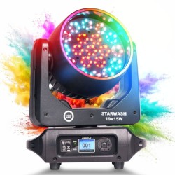 LIGHT4ME STARWASH 19x15W RGBW głowica ruchoma wash