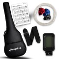 Suprimo CGS3 BLK - gitara klasyczna 4/4 + AKCESORIA