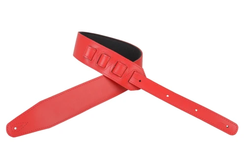 Akmuz PES-300 Red - skórzany pas gitarowy