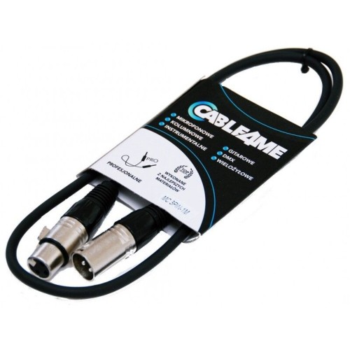 Cable4Me XLR/XLR 1m - kabel mikrofonowy