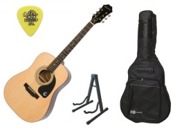 Epiphone DR-100 NA - gitara akustyczna + AKCESORIA SET 3