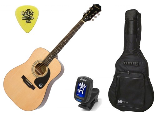 Epiphone DR-100 NA - gitara akustyczna + AKCESORIA SET 1