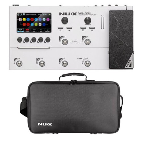 NUX MG-50Li WH - multiefekt gitarowy + POKROWIEC