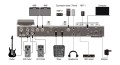 NUX MG-50Li WH - multiefekt gitarowy + POKROWIEC