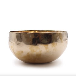 Duża Błyszcząca Ręcznie Robiona Misa Dźwiękowa 17cm (Tib-126)